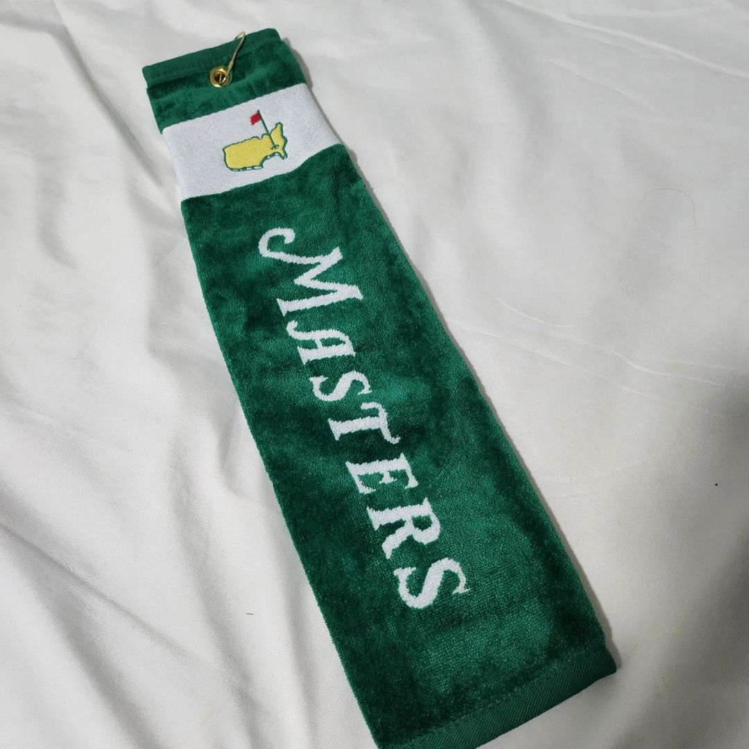 2024 Masters Golf Towel Green Trifold (Category: Golf) located in Manila. Submitted by simplysustainable (Listing ID 1353024585, Image 2). Description: 2024 Masters Golf Towel Green Trifold.