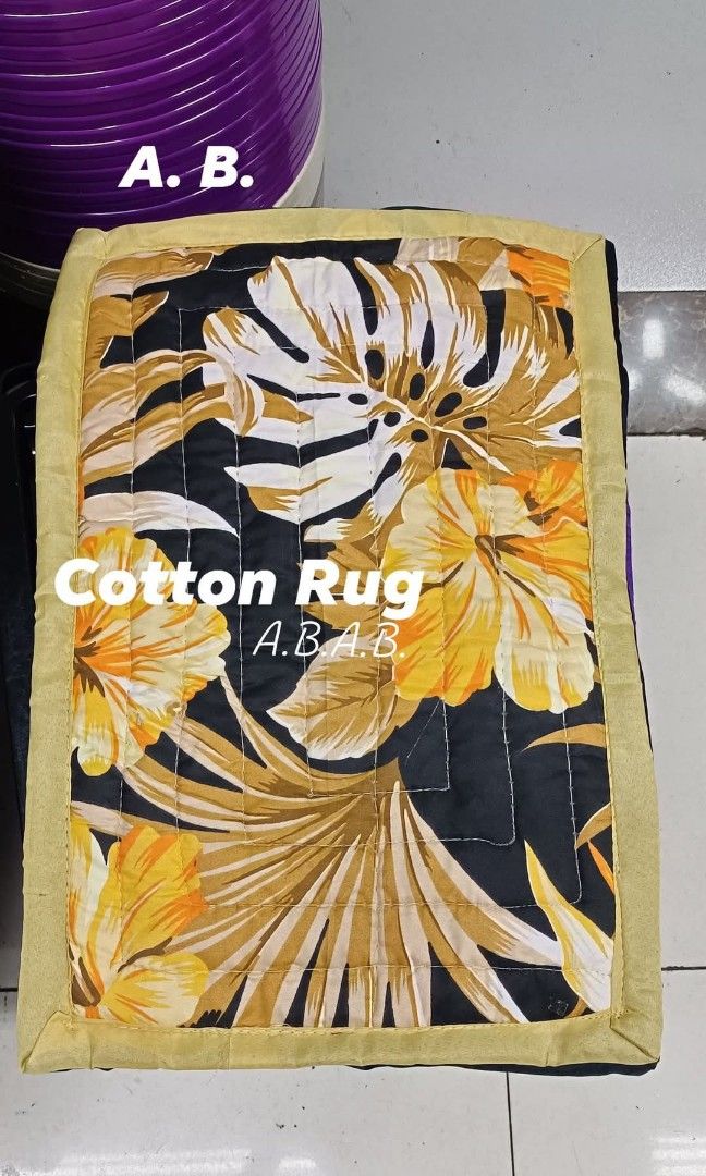 4pc Cotton Doormat Rugs Large (Category: Cleaning Tools & Supplies) located in Manila. Submitted by onlineshoppersph (Listing ID 1353008626, Image 3). Description: DISCOUNT FOR BULK/WHOLESALE ORDERS‼️ ✅100% Brand New ✅Good Quality Cash On Deliver - Metro Manila - Delivery Fee/Handling Fee shouldered by BUYERS - DF/HF depends on BUYERS Location Thank You.