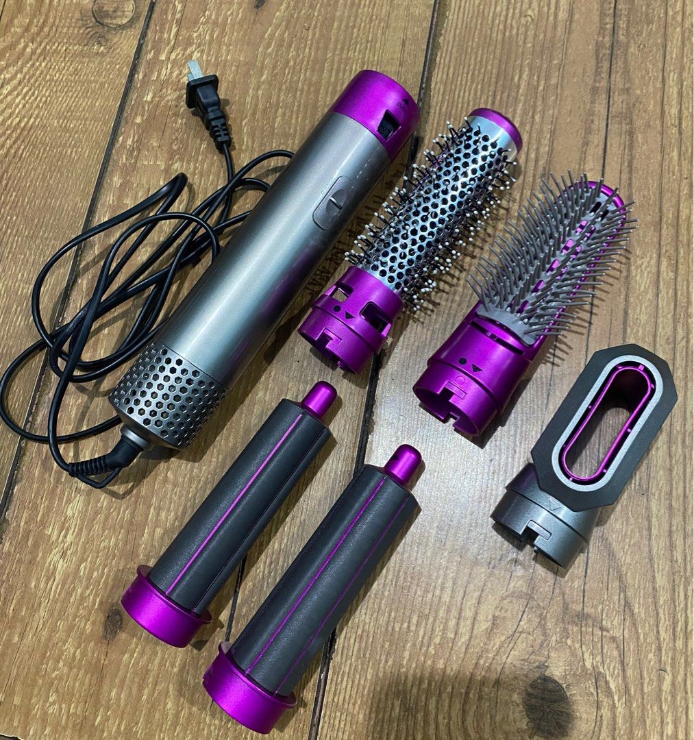 5 in 1 Hair Tool Dyson dupe (Category: Hair) located in Taguig. Submitted by jazelunn (Listing ID 1353025212, Image 1). Description: rfs: hindi na nagagamit nasa locker ko lang. •no box kasi hindi kasi kasiya sa locker ko mod: J&T or Lalamove mop: Unionbank only (Bank transfer thru gcash).
