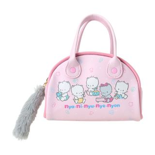Clearance!!! Direct shipment from Japan 🇯🇵✈️ Sanrio Chococat Marshmallow Noraneko Land Nya Ni Nyu Nye Nyon Mini Boston Tote Bag Small Waste Bag64225028444803110