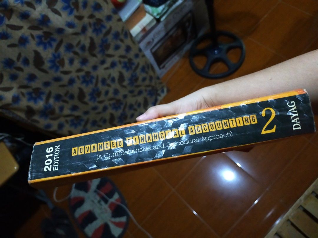 Advanced Financial Accounting Volume 2 (2016 edition) (Category: Textbooks) located in Caloocan City. Submitted by softsancha (Listing ID 1352924687, Image 3). Description: Advanced Financial Accounting Volume 2 (2016 edition) Author: Antonio J. Dayag.