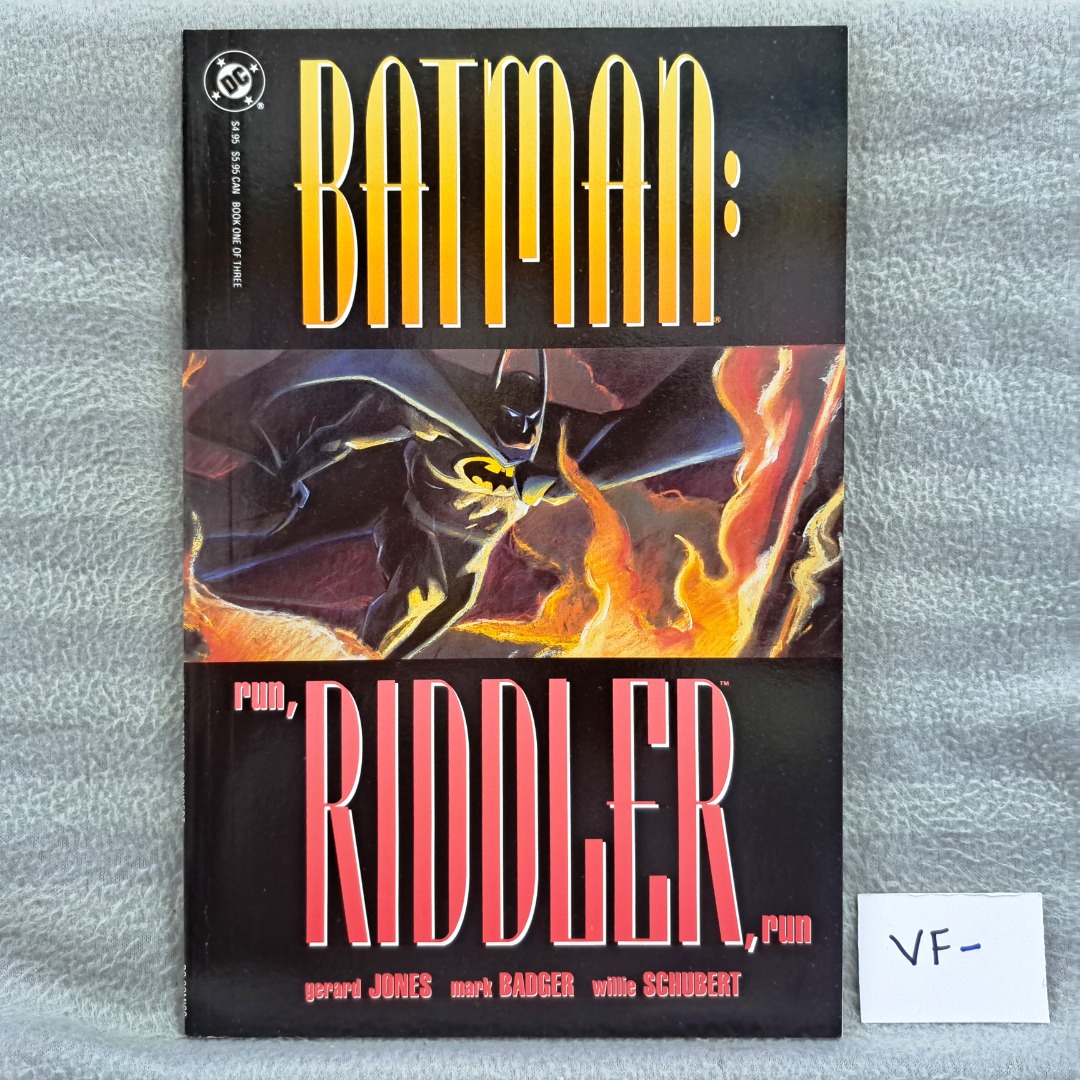 Batman: Run Riddler Run #1 (DC Comics) Gerard Jones, Mark Badger (FIRST ...