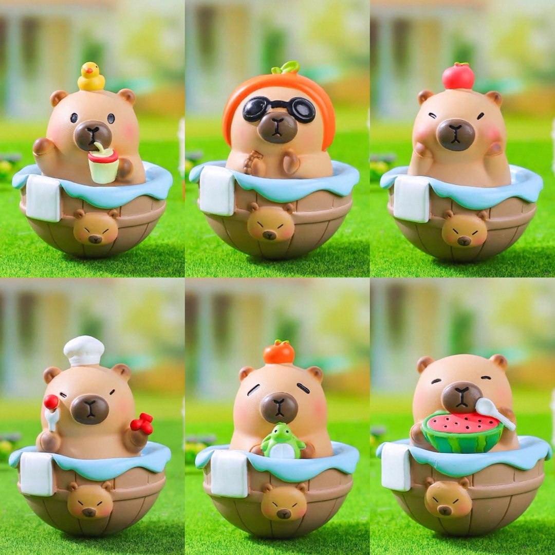 Capybara Compass Set CAPYBARA LIFE SERIES FIGURINES / FULL SET / CONFIRMED DESIGN / SINGLE ...