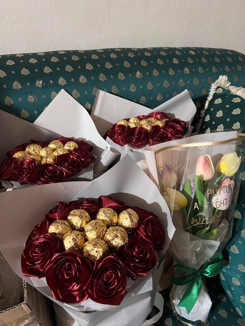 Coco Chocolate Rose Bouquet (Budget Valentines) (Category: Flowers & Bouquets) located in Cainta. Submitted by achibeacorner (Listing ID 1352659713, Image 2). Description: Brand: Coco Chocolate 8pcs Handmade roses Onhand stocks limited .