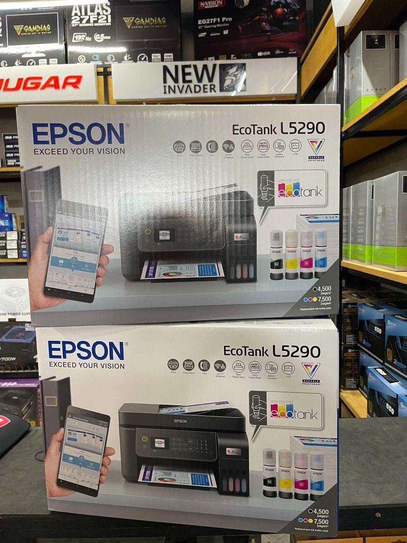 EPSON PRINTER L5290 MFP WIFI INTEGRATED INKTANK (Category: Printers, Scanners & Copiers) located in Manila. Submitted by egs_niro (Listing ID 1352949989, Image 1). Description: AVAILABLE PRODUCTS ✅COMPUTER BUILD ✅COMPUTER PARTS ✅PISONET ✅CCTV ✅PRINTER ✅SPEAKER / JBL ✔️ 𝗕𝗿𝗮𝗻𝗱𝗻𝗲𝘄 ✔️ 𝘀𝘁𝗼𝗿𝗲 𝘄𝗮𝗿𝗿𝗮𝗻𝘁𝘆 & 𝗿𝗲𝗽𝗹𝗮𝗰𝗲𝗺𝗲𝗻𝘁 ✔️ 𝗯𝘂𝗹𝗸 𝗼𝗿𝗱𝗲𝗿𝘀 ➖➖➖➖ 𝗮𝗰𝗰𝗲𝗽𝘁𝗶𝗻𝗴 𝗽𝗮𝘆𝗺𝗲𝗻𝘁𝘀 • 𝗖𝗿𝗲𝗱𝗶𝘁 𝗰𝗮𝗿𝗱 • 𝗚𝗖𝗮𝘀𝗵 • 𝗖