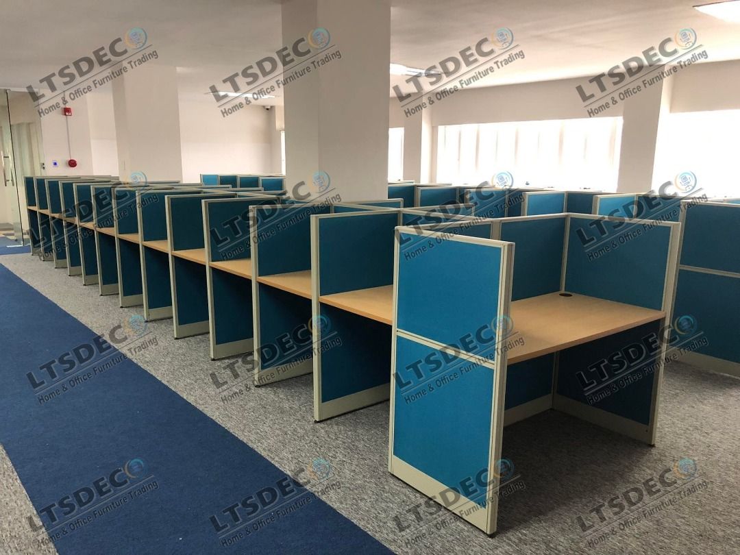 FISHBONE WORKSTATION CUBICLE | OFFICE PARTITION | OFFICE FURNITURE ...