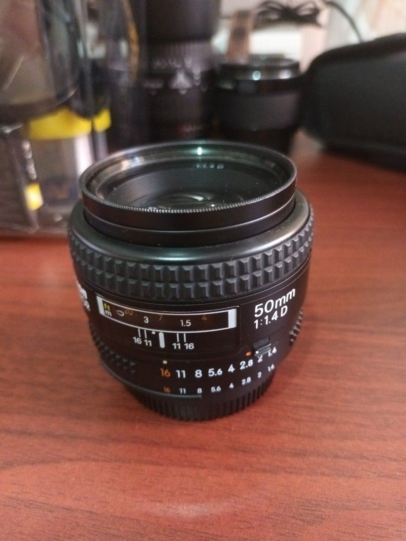 FS: Nikon 50mm 1.4D (Category: Lens & Kits) located in Valenzuela. Submitted by denmp (Listing ID 1353020730, Image 1). Description: Nikon 50mm 1.4D Compatibility: - MF/AF works with nikon bodies with focusing motor. - MF only with nikon bodies without focusing motor Sharp copy. Rarely used. Clean glass. No fungus. No issues. Item includes filter, front and rear cap. Can do meetup within Valenzuela or Quezon City. Can ship via lalamove. Buyer sho