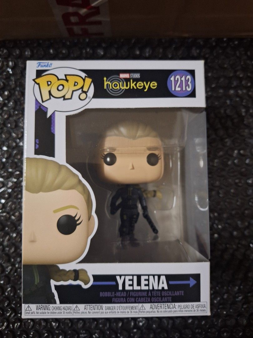 Funko Pop Yelena Hawkeye 1213 (Category: Designer & Blind Box Toys) located in Apalit. Submitted by declutteringcollectibles (Listing ID 1352933525, Image 1). Description: Never out of the box.