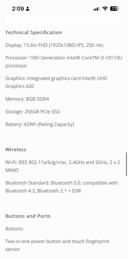Huawei D15 Matebook (Category: Laptops & Notebooks) located in Quezon City. Submitted by closetrefresh__ (Listing ID 1353019461, Image 3). Description: Used for work only - more on sheets and chrome.