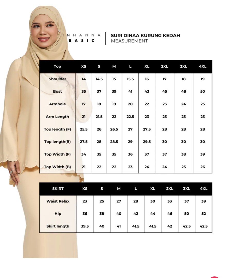 IHANNA BASIC (Category: Baju Kurung & sets) located in Putrajaya. Submitted by melur208 (Listing ID 1352983100, Image 2). Description: NEW ! Pakai untuk try je. Reason : Berkenan baju design lain..