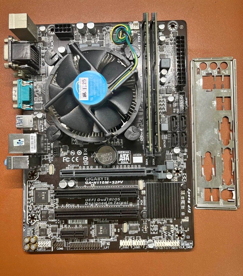 Intel i5-6400 H110 Motherboard 8GB DDR4 RAM (Bundle), 電腦及
