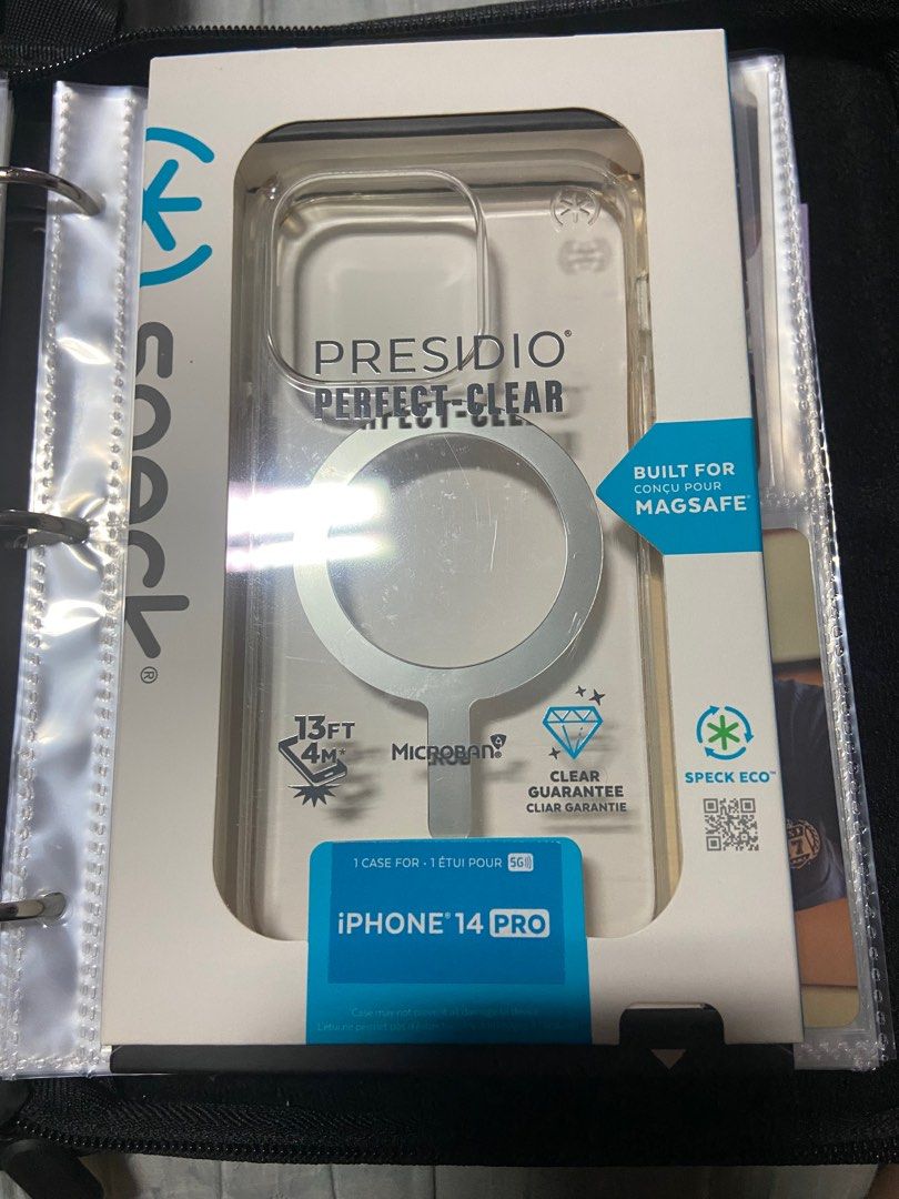 iPhone 14 Pro - Presidio Perfect Clear Case *used* (Category: Cases & Sleeves) located in Paranaque City. Submitted by nics_11 (Listing ID 1352981888, Image 1). Description: Hi guys! Selling here my Presidio Perfect Clear Case for iPhone 14 Pro for 50 pesos which were used Please note: since its been used there is yellowish at the sides *button part*and other than that its ready to be used! 🤗 Feel free to dm and thanks for checking my ad! 😊.