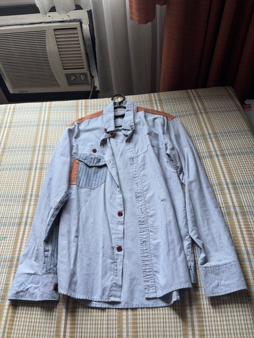 Junya Watanabe Western Style denim shirt (Category: Tshirts & Polo Shirts ) located in Calamba. Submitted by miggo___ (Listing ID 1352874280, Image 1). Description: Junya Watanabe western style denim shirt Great for a nice cowboy look Measurements L - 26 inches Pit to Pit - 18 inches Sleeves - 24 inches No major issues, tags are quite faded some signs of wear but still in great condition Price is negotiable, shipping will be shouldered by buyer .