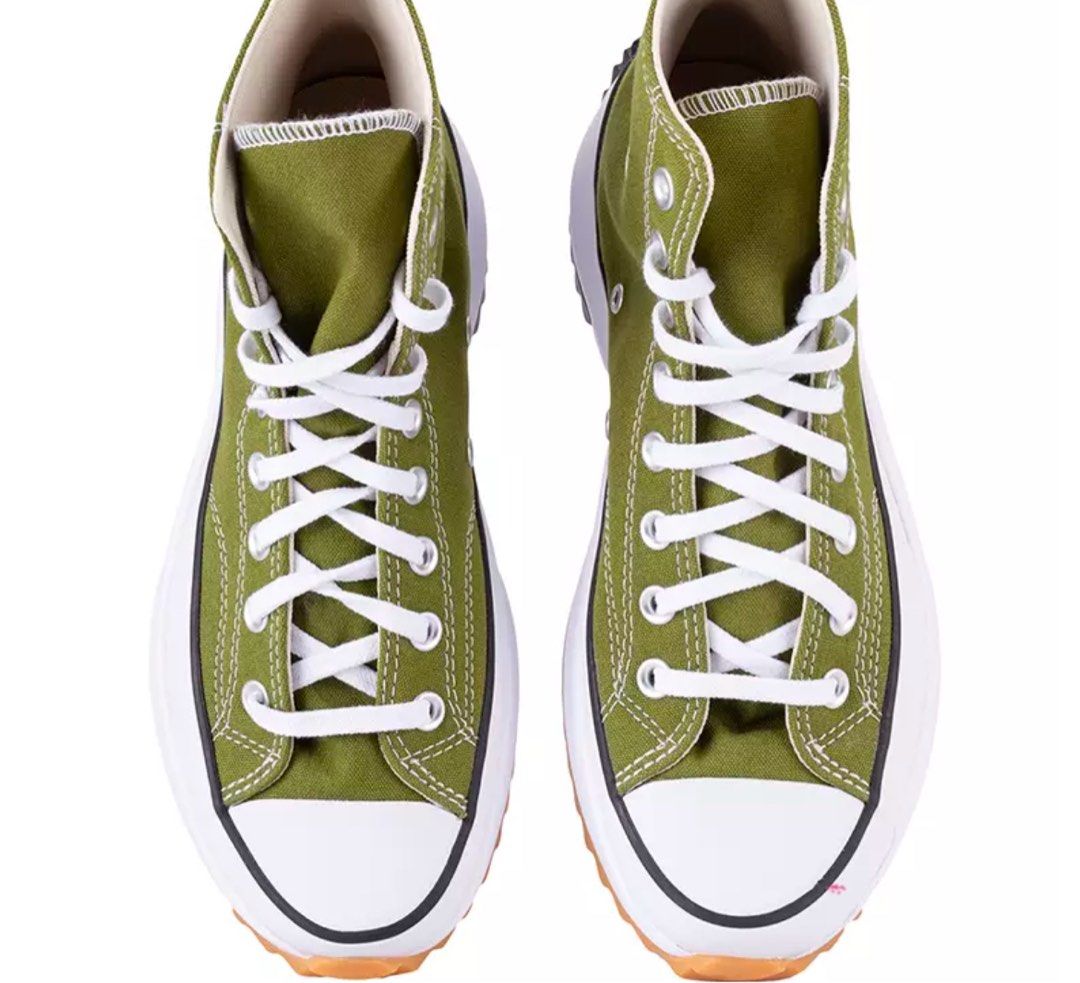 Khaki Converse Run Star Hike (Category: Sneakers) located in Guagua. Submitted by byemystufff (Listing ID 1352892376, Image 3). Description: No flaws/signs of use No box From zalora Size 37, 23 cm.