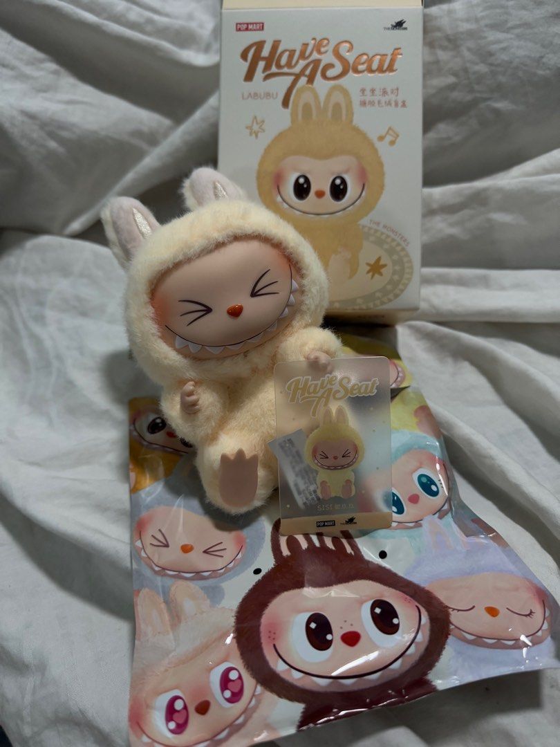 Labubu V2 SISI (Category: Designer & Blind Box Toys) located in Valenzuela. Submitted by ashellay (Listing ID 1352987783, Image 2). Description: Brand new from official popmart store Rfs: Duplicate 😭.