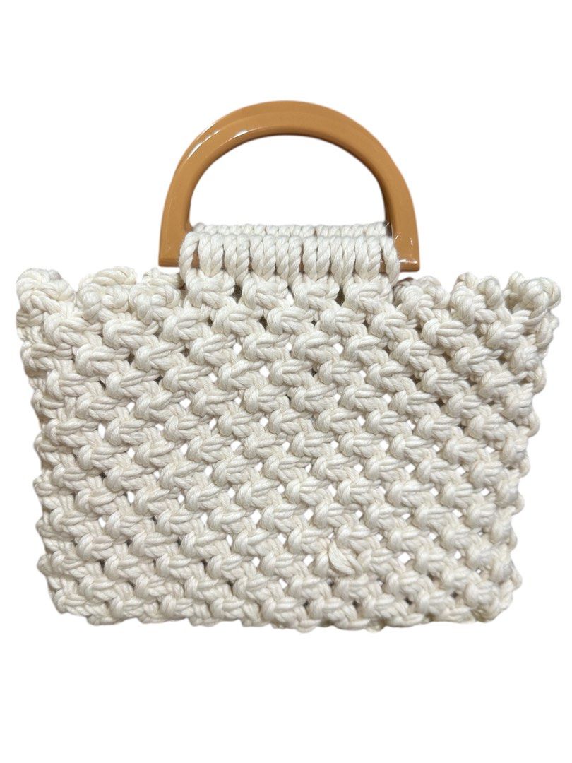 Macrame Handbag (Handmade) (Category: Purses & Pouches) located in Paranaque City. Submitted by iamsam_ (Listing ID 1352919264, Image 1). Description: I personally handmade this bag ✨ I can accept orders and customizations. Send me a message! ☺️.