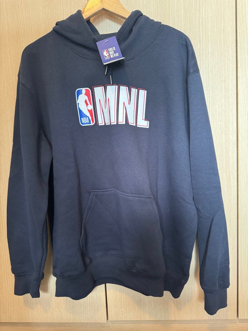 NBA Store PH MNL Hoodie (Category: Coats, Jackets and Outerwear) located in Taguig. Submitted by jcs86 (Listing ID 1353015570, Image 1). Description: Brand new NBA Store PH MNL Hoodie Navy Blue color Size: XL ** Buyer books and shoulders shipping. **.