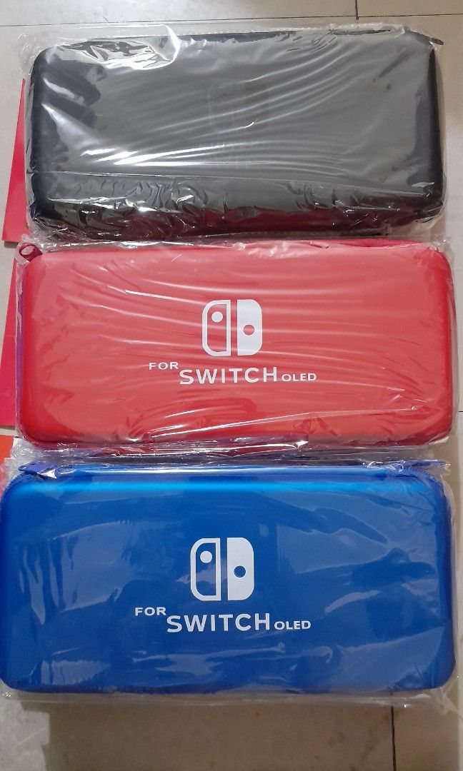 OLED SWITCH HARD POUCH (Category: Cases & Covers) located in Quezon City. Submitted by hajjasittienor (Listing ID 1353006424, Image 1). Description: BRAND NEW. OLED NINTENDO SWITCH. CRYSTAL CASE.300 TEMPERD GLASS.200 THUM GRIP.200 AC CHARGER.850 ...PWEDE PICK UP ...PWEDE GCASH AVIDA TOWER NEW MANILA COL BONNY SERRANO AVE QUEZON CITY.
