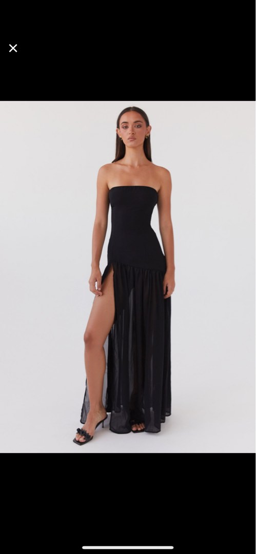 summer strapless maxi dress Riviera Dream Strapless Maxi Dress  Pretty Little Minx