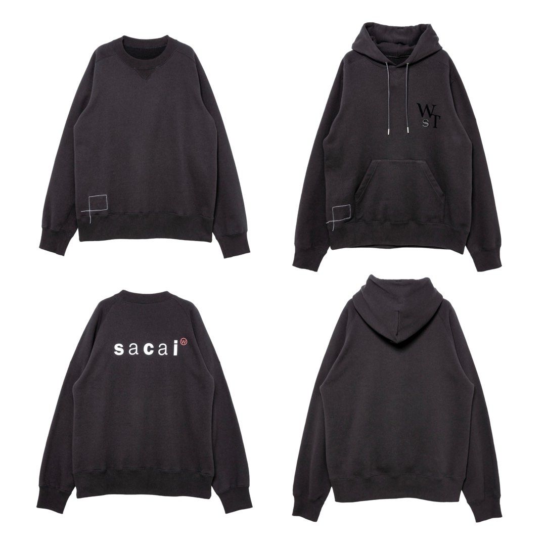 sacai x Wtaps Pullover & Hoodie, 男裝, 上身及套裝, 衛衣