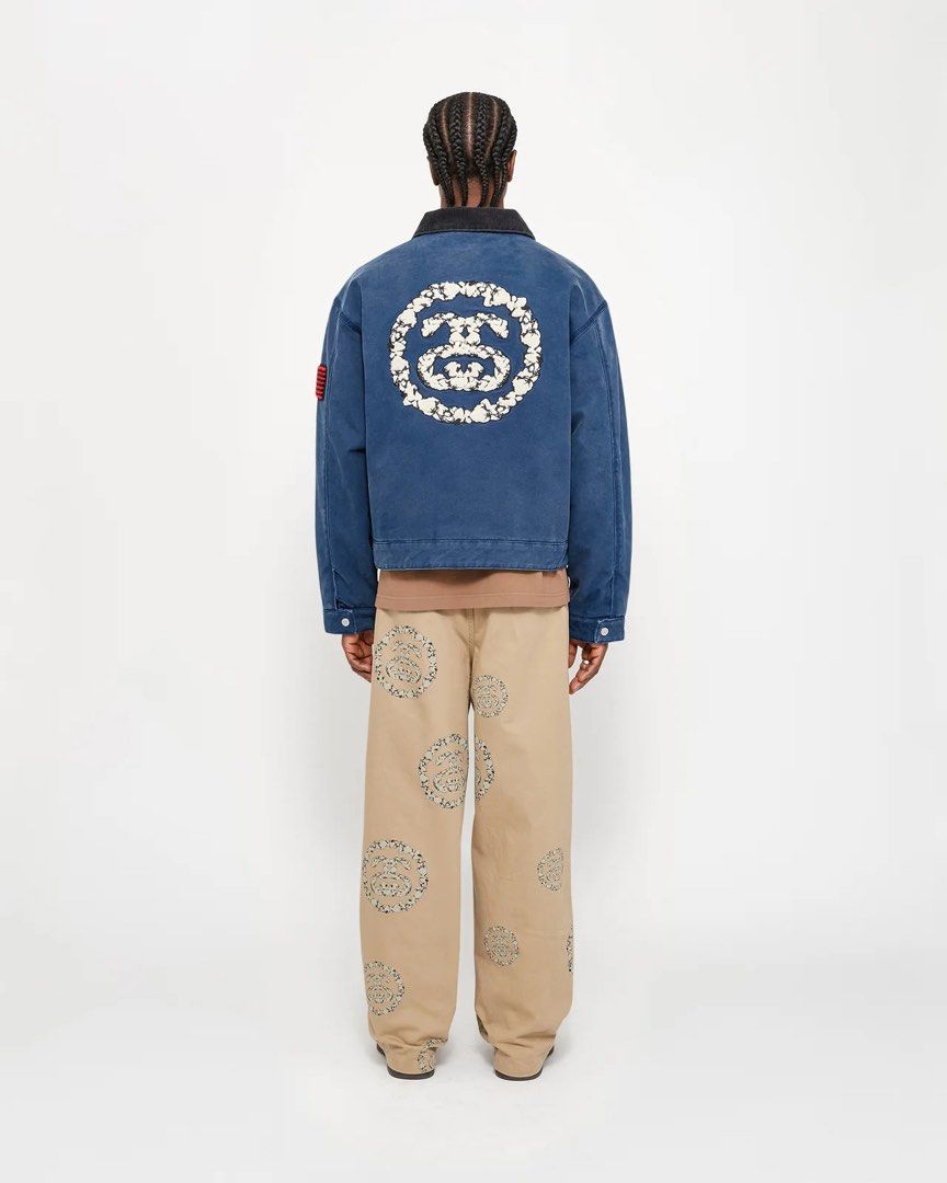 Denim Tears: Men's Stussy Wreath Chino (Khaki) | DSML E-SHOP