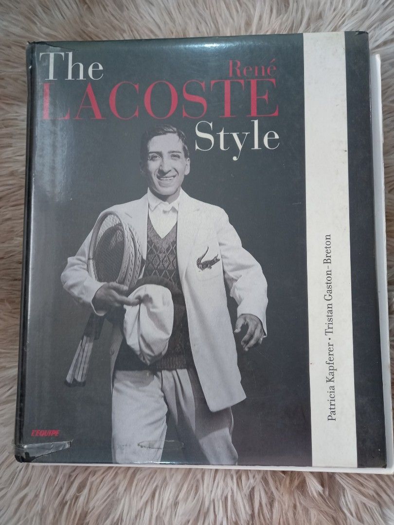 The Rene Lacoste Style Book (Category: Magazines) located in Quezon City. Submitted by happy.kitty (Listing ID 1352922915, Image 1). Description: 💯 legit Original Original Price in Amazon is 112USD plus shipment fee of around 80USD Good collectibles for Tennis Lover Coffee Table Pages are complete No torn and folded pages See pictures for reference.