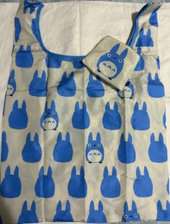 Tote bag 龍貓 totoro 摺疊環保袋 購物袋 收納袋 宮崎駿 未展開43 cm ×43 cm 大環保袋64218457231106110