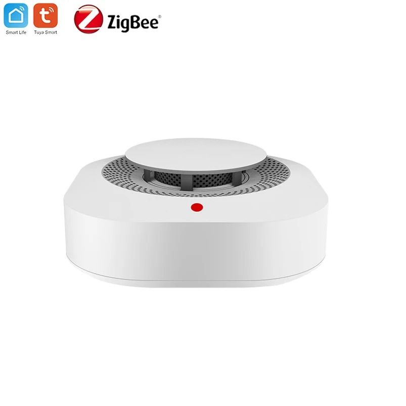 Tuya Zigbee Smart Smoke Detector, Smart Life APP Fire Alarm Sensor Home ...