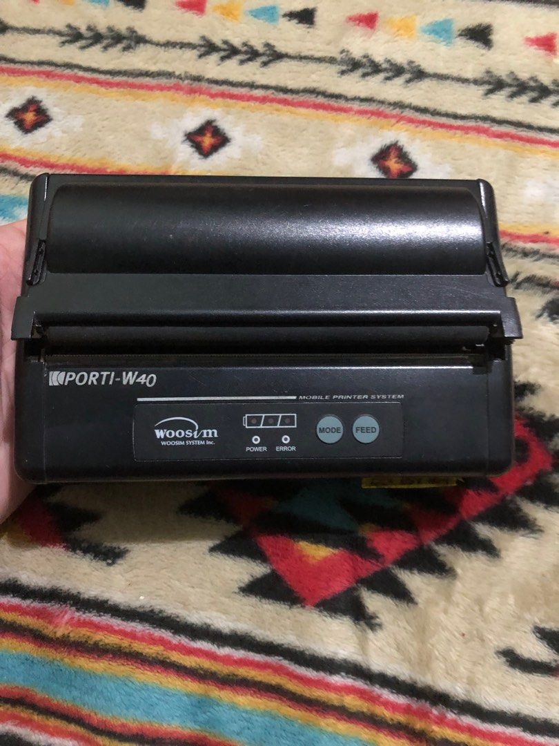 Untested mobile printer system (Category: Printers, Scanners & Copiers) located in Quezon City. Submitted by markgolveo (Listing ID 1352976008, Image 2). Description: Untested mobile printer system Missing adapter.