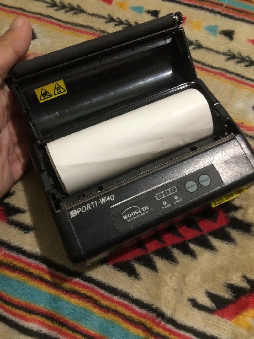 Untested mobile printer system (Category: Printers, Scanners & Copiers) located in Quezon City. Submitted by markgolveo (Listing ID 1352976008, Image 1). Description: Untested mobile printer system Missing adapter.
