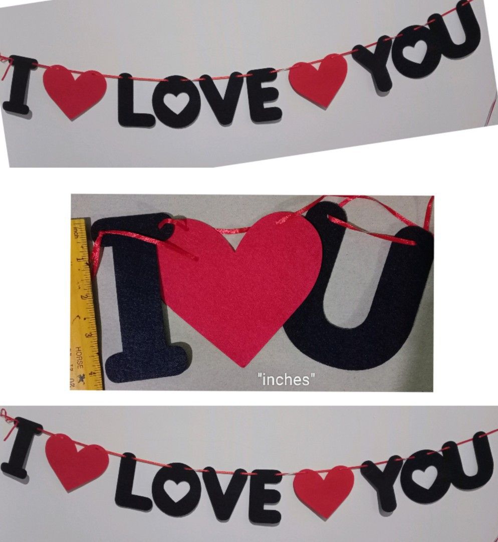 Valentine Gift and Decoration Set (Category: Flowers & Bouquets) located in Quezon City. Submitted by meowskara (Listing ID 1352897624, Image 3). Description: For pick up : Quezon City thru Lala, Grab, Joy, Angkas to be booked by BUYER. FAUX / ARTIFICIAL FLOWERS. I LOVE YOU banner - ₱100 Single rose bouquet - ₱120 buy set - ₱200 only! No to joy reservers. For sure and asap buyers only. PM for details. Thank you.🍀😊.