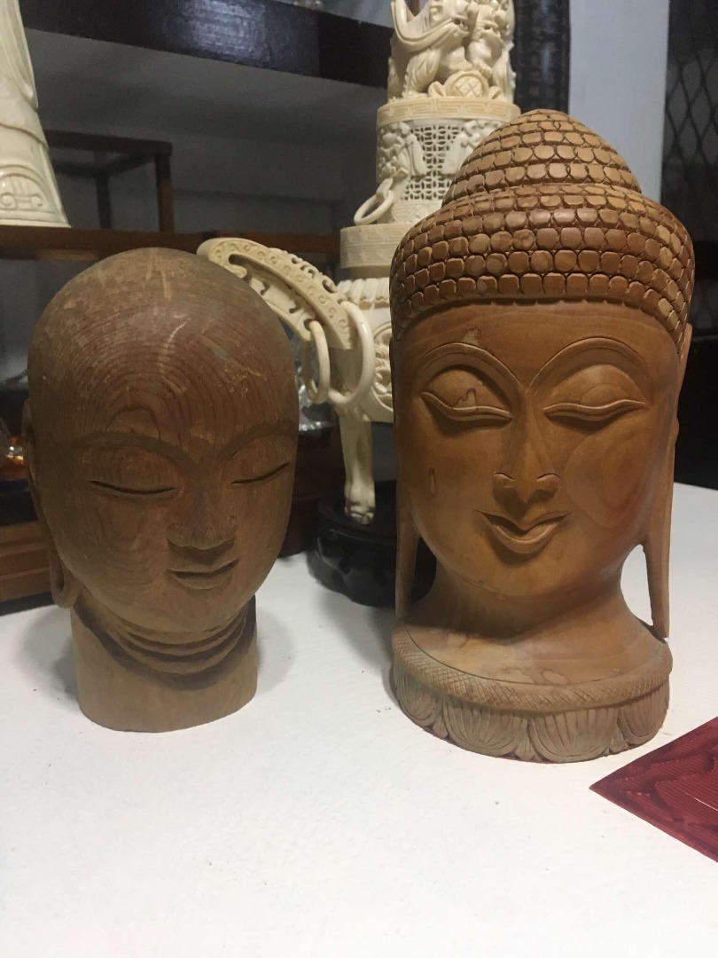 Hot Sale Silber harz 3D Buddha Mönch Skulptur für Home Wand dekoration Poly resi