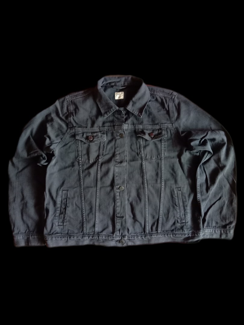 90s-00'S GAP Swing Top Cotton and Nylon Jacket, Men's Size L cotton black type Vintage Second Hand