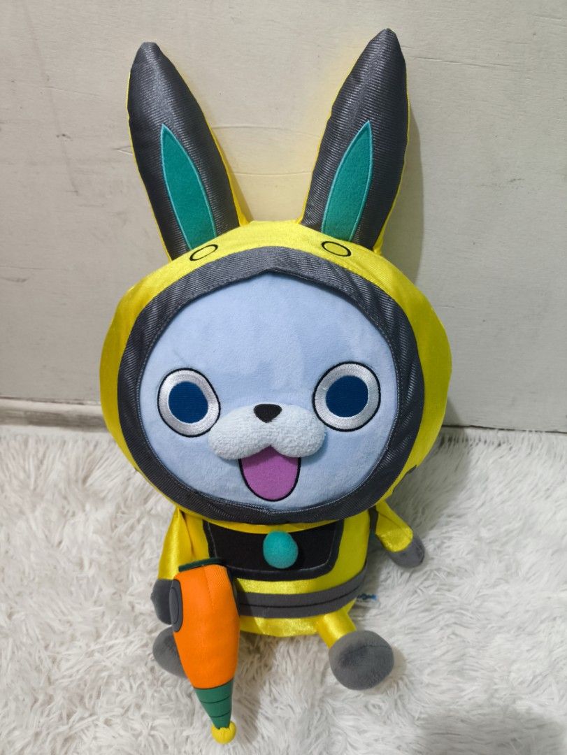 Yokai Watch Usapyon Big Plushie (Category: Plushies & Soft Toys) located in Rosario. Submitted by definitelynotrenz (Listing ID 1352930338, Image 1). Description: 16 inch may onting stain please check pictures Location: Rosario Cavite Pickup or ship MOP: Gcash MOD: J&T.