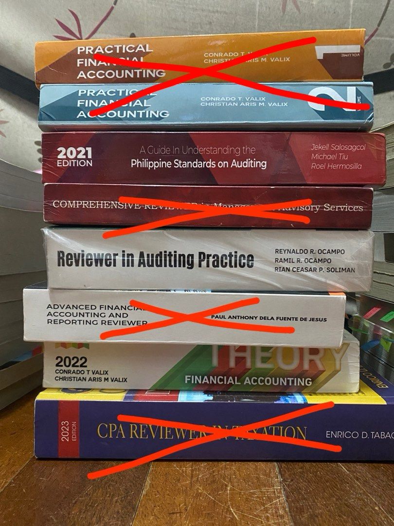 Accountancy/Accounting Books (Category: Textbooks) located in Malabon City. Submitted by kinda____cool (Listing ID 1342618083, Image 2). Description: All Php 200 EXCEPT: - (BRANDNEW w plastic pa) AUDITING PRACTICE by Ocampo, Ocampo, Soliman (Php 500) | bought it for 650 Some has pencil marks and highlights. Some are brandnew and never been opened! Feel free to ask me for pics..