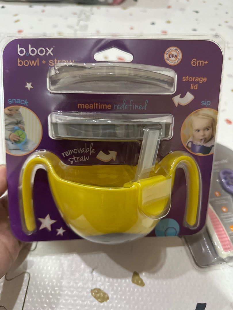 Bbox bowl + straw (Category: Weaning & Toddler Feeding) located in Santa Rosa. Submitted by jm.closettt.ali (Listing ID 1353169110, Image 1). Description: Unused, pero opened na yung box Bought it sa rustans 799, selling it for 499 .
