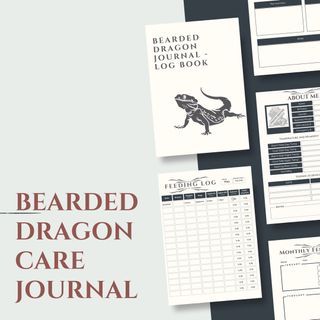Bearded dragon Care Journal - Log book digital product