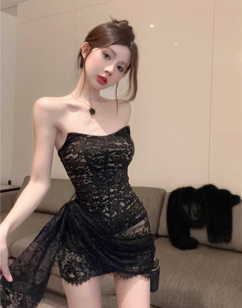 short white graduation dresses ZAPAKASA Women Sparkly Sequin Dress with Ruffles Size:50