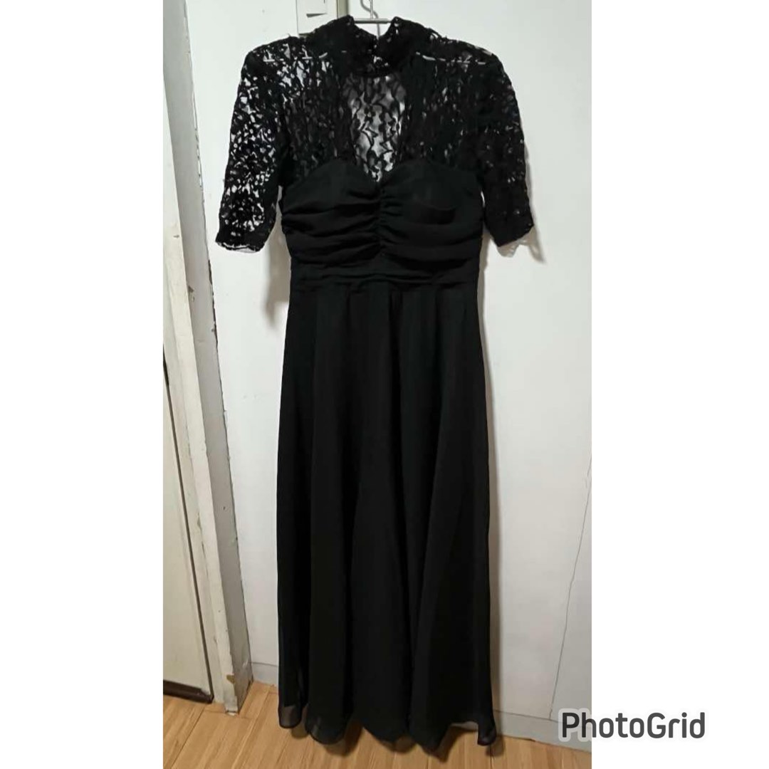 Turtle Criss Cross Lace Gown main image 1