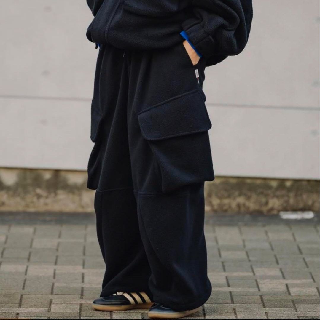 激安通販サイト 人気 pants, cargo wide polartec Clesste 他的時尚, 其他長褲 褲子, パンツ