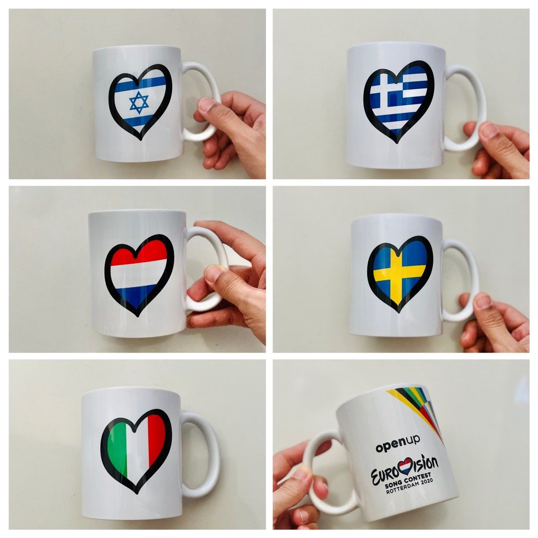 Eurovision Mug (Category: Water Bottles & Tumblers) located in Makati City. Submitted by tim26765 (Listing ID 1353157831, Image 1). Description: 60 each.