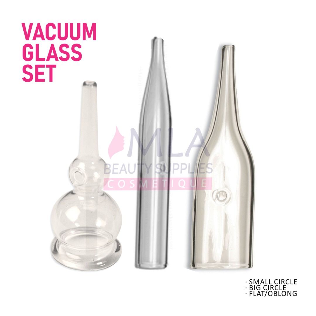 FACIAL VACUUM GLASS SET SMALL, BIG AND FLAT (Category: Face Care) located in Quezon City. Submitted by mlacosmetiquenoime (Listing ID 1353105304, Image 1). Description: .