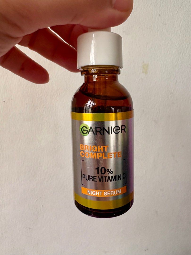Garnier Overnight Serum Opened (Category: Face Care) located in San Juan City. Submitted by frenchfriesmcdo (Listing ID 1353174322, Image 2). Description: Serum for face Rfs: Seldom Used See pic para sa bawas ng bottle Loc San Juan City.