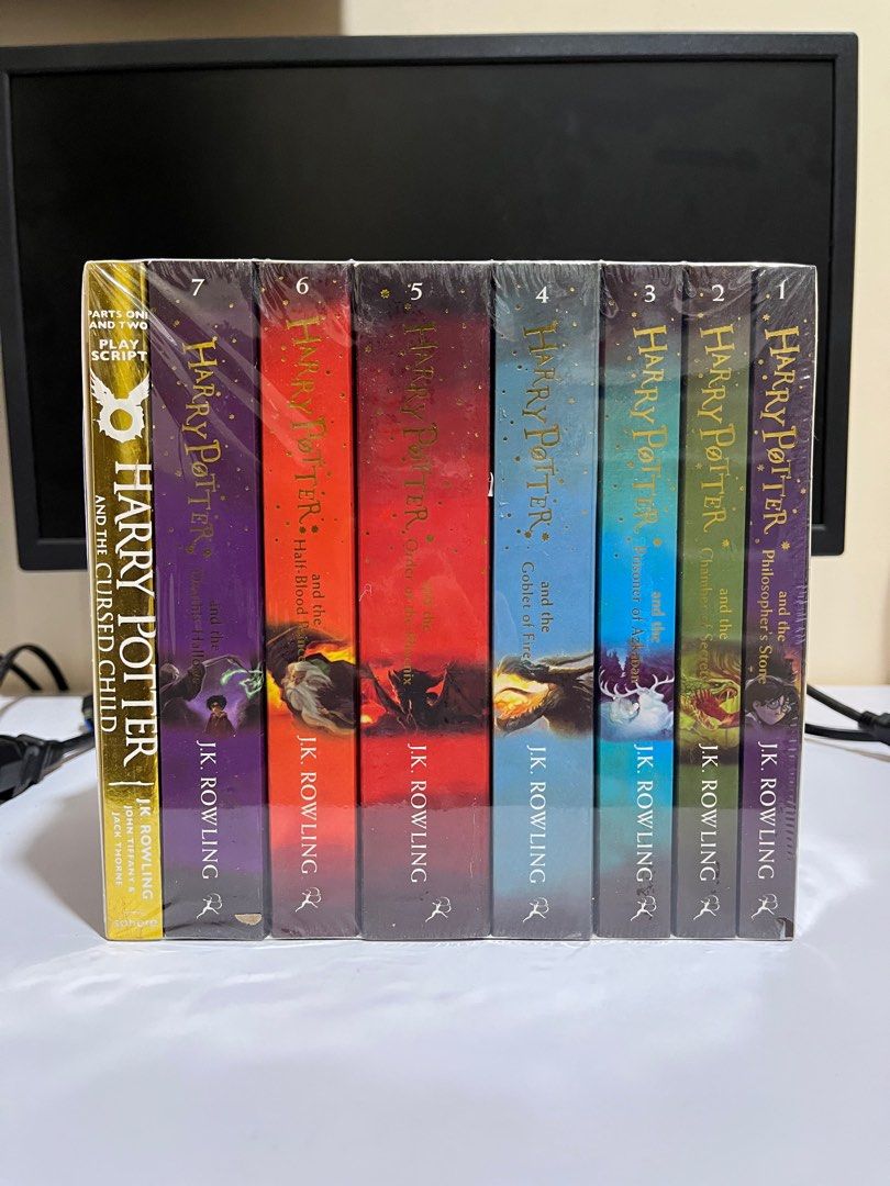 Harry Potter Books (Complete Set) (Category: Storybooks) located in Manila. Submitted by 828gamingphmnl (Listing ID 1353047578, Image 1). Description: For sale only Harry Potter Books (Complete Set) Brand New Sealed Pick up or delivery COD availabe P1,299 fixed Inclusions: 8 books 1. Harry Potter & the Philosopher’s Stone 2. Harry Potter & the Chamber of Secrets 3. Harry Potter & the Prisoner of Azkaban 4. Harry Potter & the Goblet of Fire 5. Har