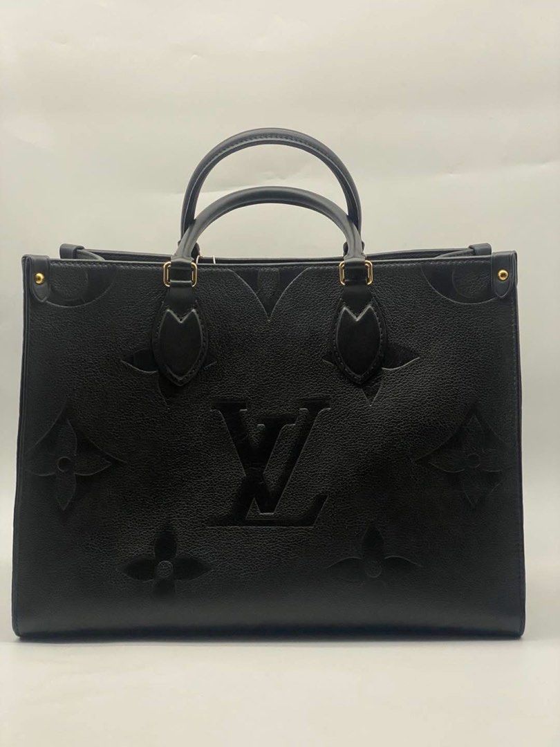 LV on the go MM size tote bag (Category: Luxury Bags & Wallets) located in Rizal. Submitted by loois18 (Listing ID 1353190445, Image 1). Description: On the go MM size empriente leather tote bag. Like new condition, with dust bag. ♥️.