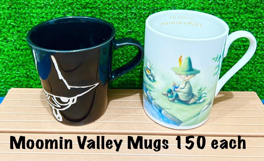 Moominn Valley Ceramics Mug (Category: Coffee & Tea Tableware) located in Binan City. Submitted by mayjhe (Listing ID 1353030096, Image 1). Description: ✨ For Sale ✨ ☘️ Moomin Valley ☘️ Ceramic mugs 🌸 Other details posted 🔖 Price is ₱ 150.00 each 🌸 MOP : Gcash 🛵 Courier J&T and Lalamove 🇵🇭 Location Biñan Laguna 📋 Shipping by schedule ☘️ For Fragile Items we ensure the the items are packed securly with bubble warp & carton dividers with Fra
