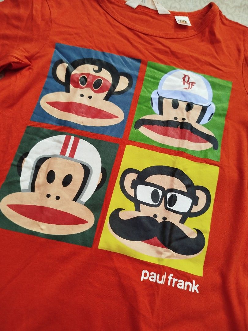Paul Frank H&M shirt for boys (Category: Babies & Kids Fashion) located in Paranaque City. Submitted by missteks1016 (Listing ID 1353089460, Image 2). Description: size: 6-8 years authentic and very nice condition: like new please please for measurements.