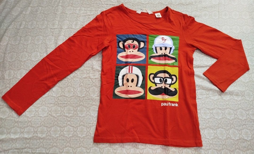 Paul Frank H&M shirt for boys (Category: Babies & Kids Fashion) located in Paranaque City. Submitted by missteks1016 (Listing ID 1353089460, Image 1). Description: size: 6-8 years authentic and very nice condition: like new please please for measurements.
