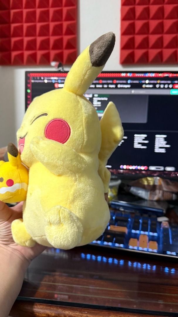 Pikachu Easter Egg (Category: Plushies & Soft Toys) located in Singapore. Submitted by whaleenthusiast8 (Listing ID 1353135760, Image 2). Description: cant find anything about it on the pokemon center website but i remember buying it in person from the main store in tokyo a long time ago im pretty sure its a limited edition thing like a seasonal one so yeah.