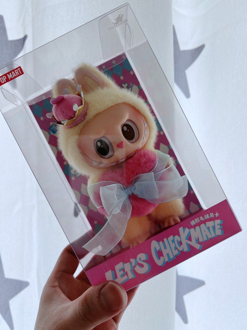 THE MONSTERS Let's Checkmate Series-Vinyl Plush Hanging Card